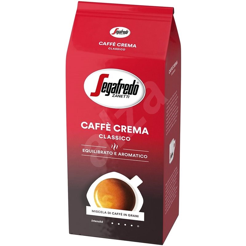 Segafredo Caffe Crema Classico, zrnková káva, 1000g - Kávé