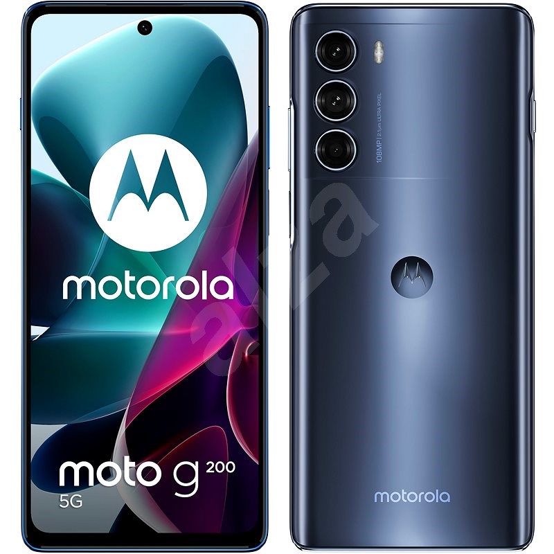 Motorola Moto G200 5G 128 GB kék - Mobiltelefon