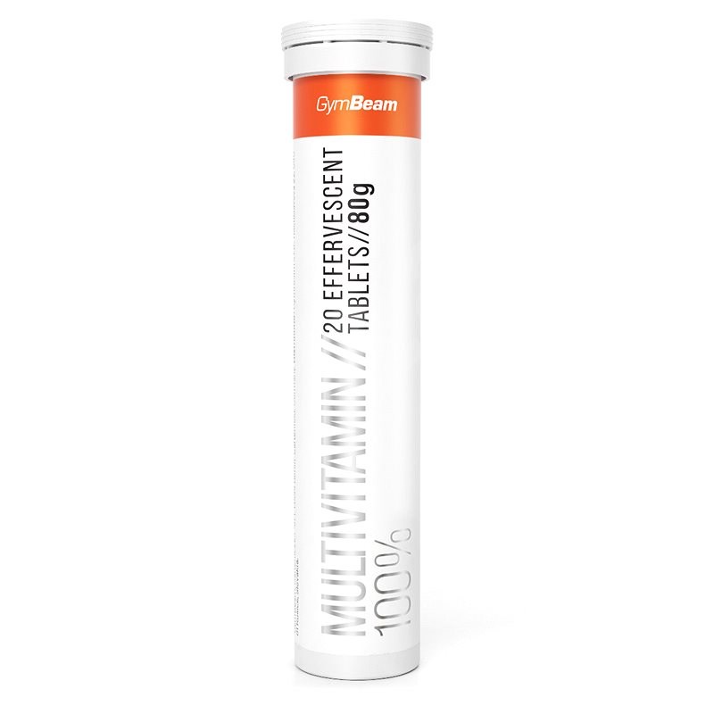 GymBeam 100% Multivitamin, 20 tabletta, narancs - Multivitamin