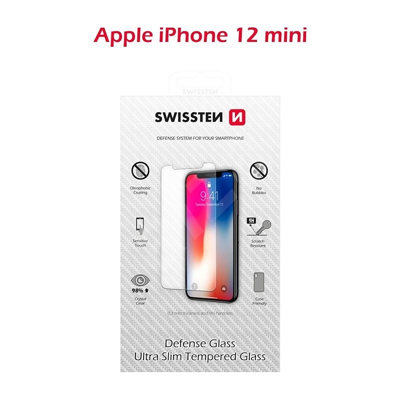Swissten iPhone 12 mini készülékhez - Üvegfólia