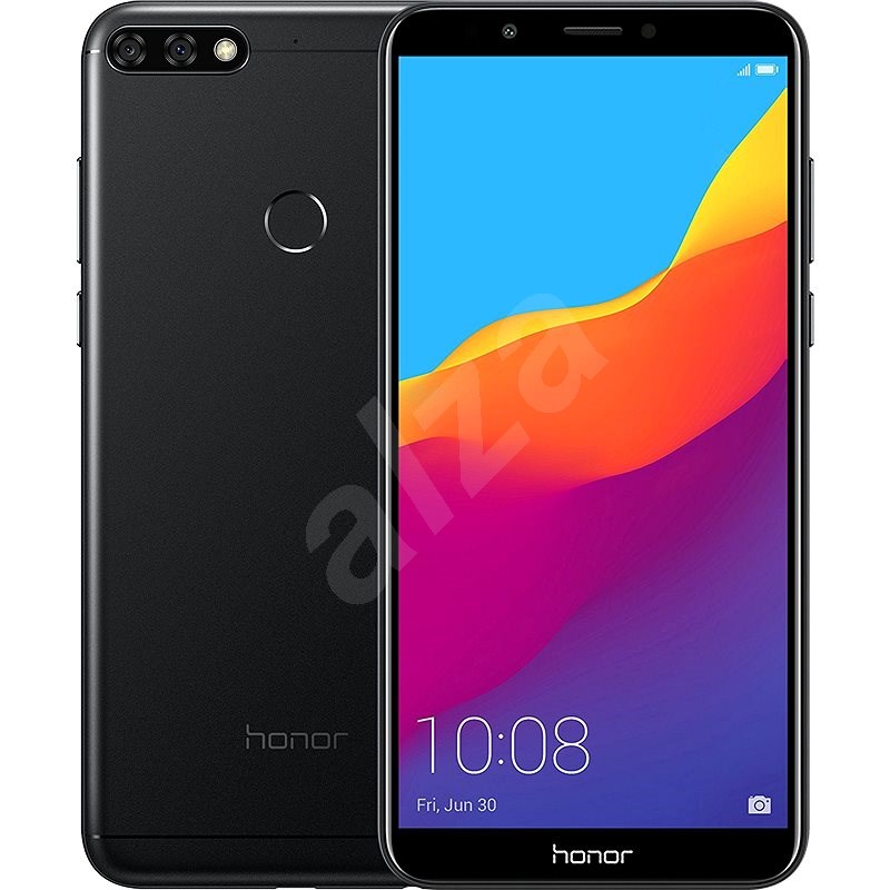Honor 7C fekete - Mobiltelefon