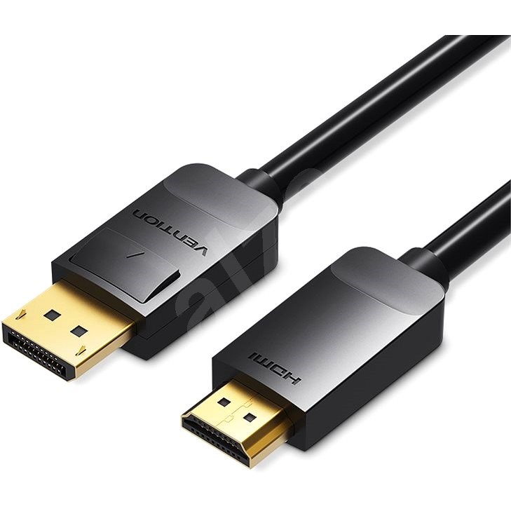 Vention DisplayPort (DP) to HDMI Cable 1,5 m Black - Videokábel