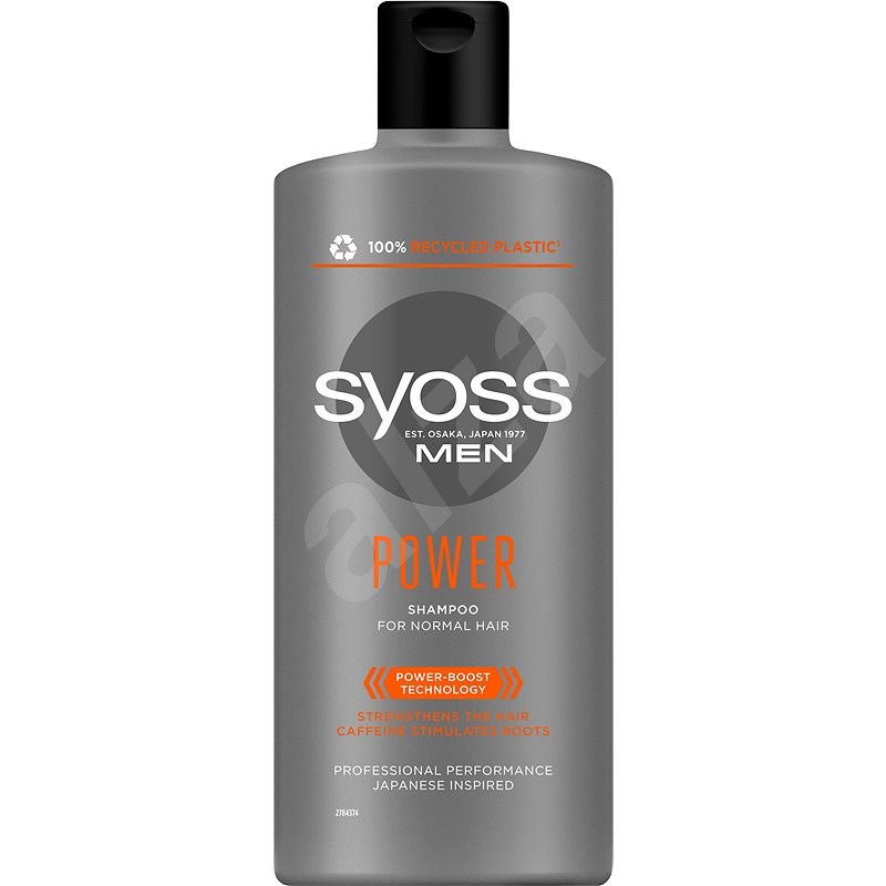 SYOSS Power&Strength Shampoo 440 ml - Férfi sampon