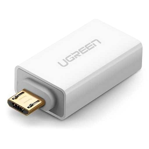 Ugreen micro USB -> USB 2.0 OTG Adapter White - Átalakító