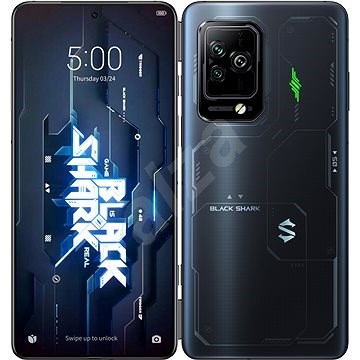Black Shark 5 Pro 5G 12GB/256GB fekete - Mobiltelefon
