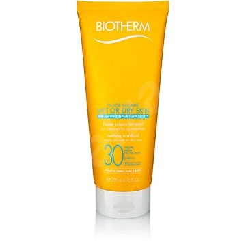 BIOTHERM Fluide Solaire Wet Or Dry Skin SPF30 200 ml - Naptej