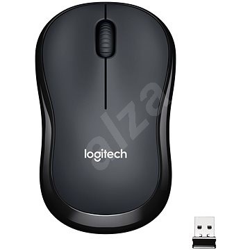 Logitech Wireless Mouse M220 Silent, fekete - Egér