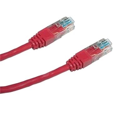 Datacom CAT5E UTP piros 1m - Hálózati kábel
