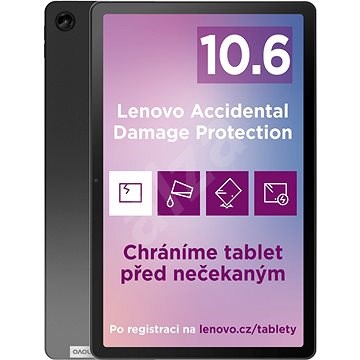 Lenovo Tab M10 Plus (3rd Gen) 128GB + 4GB Storm Grey LTE + Folio Case + Lenovo aktív toll - Tablet