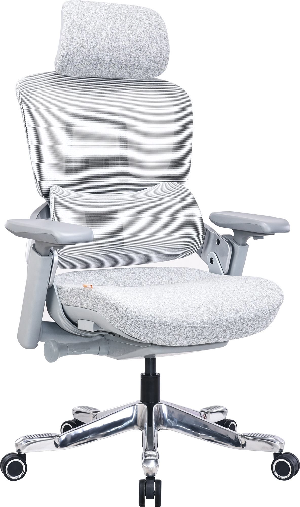 AlzaErgo Chair Abyss 2 Fabric, szürke