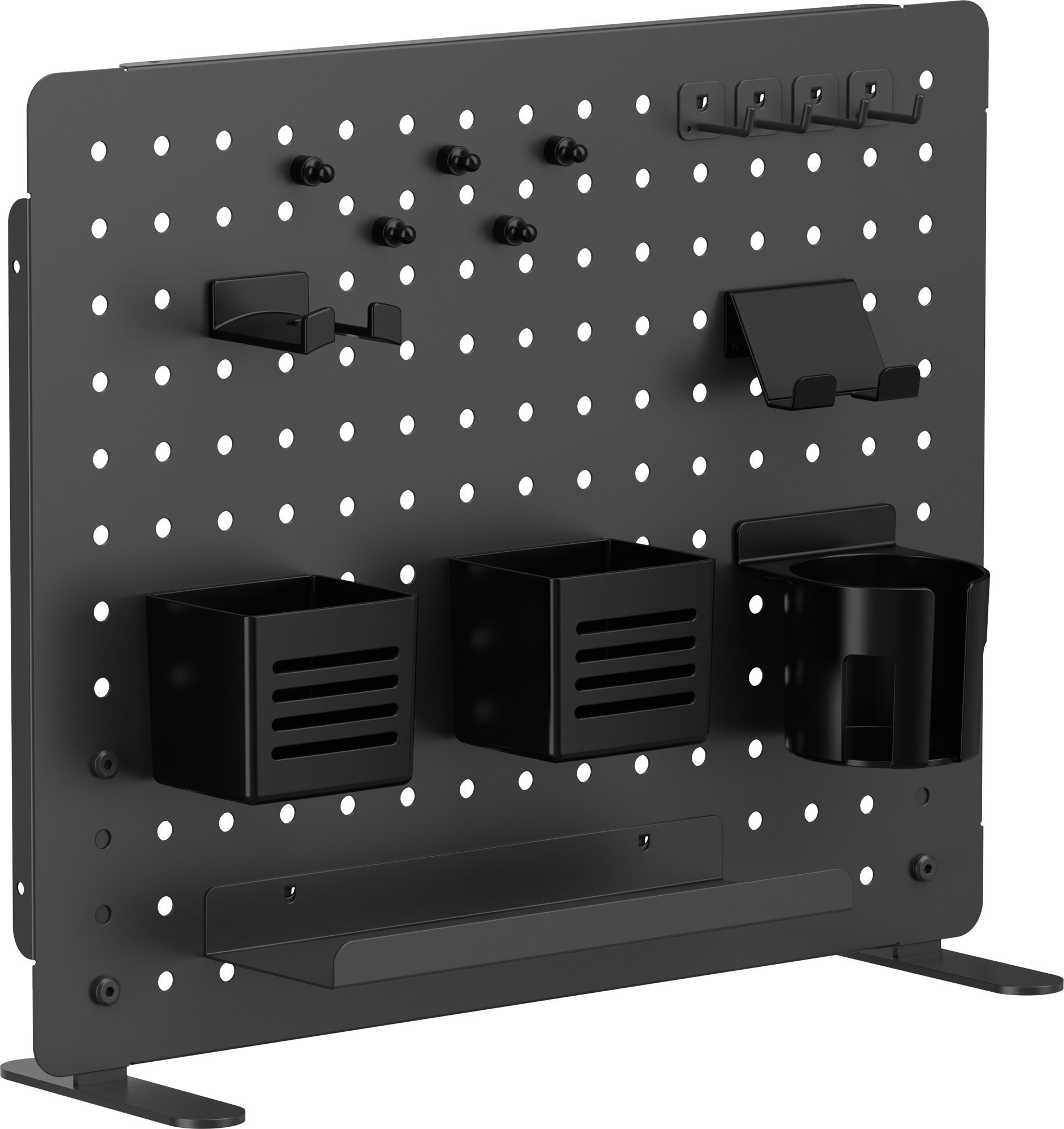 AlzaErgo Pegboard SL20 Desk - fekete