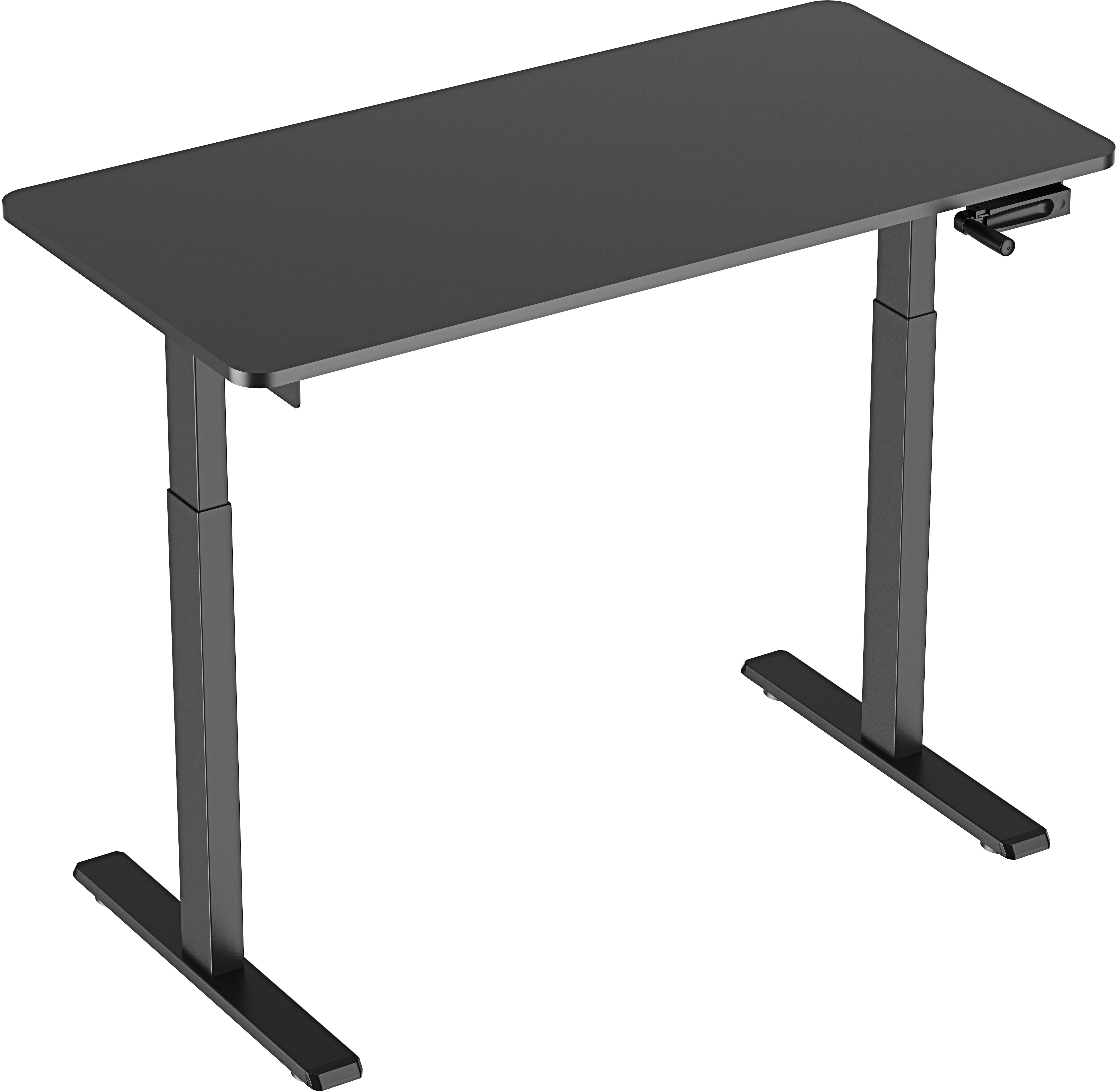 AlzaErgo Table ET5 AiO Essential, 120 × 60 cm, fekete