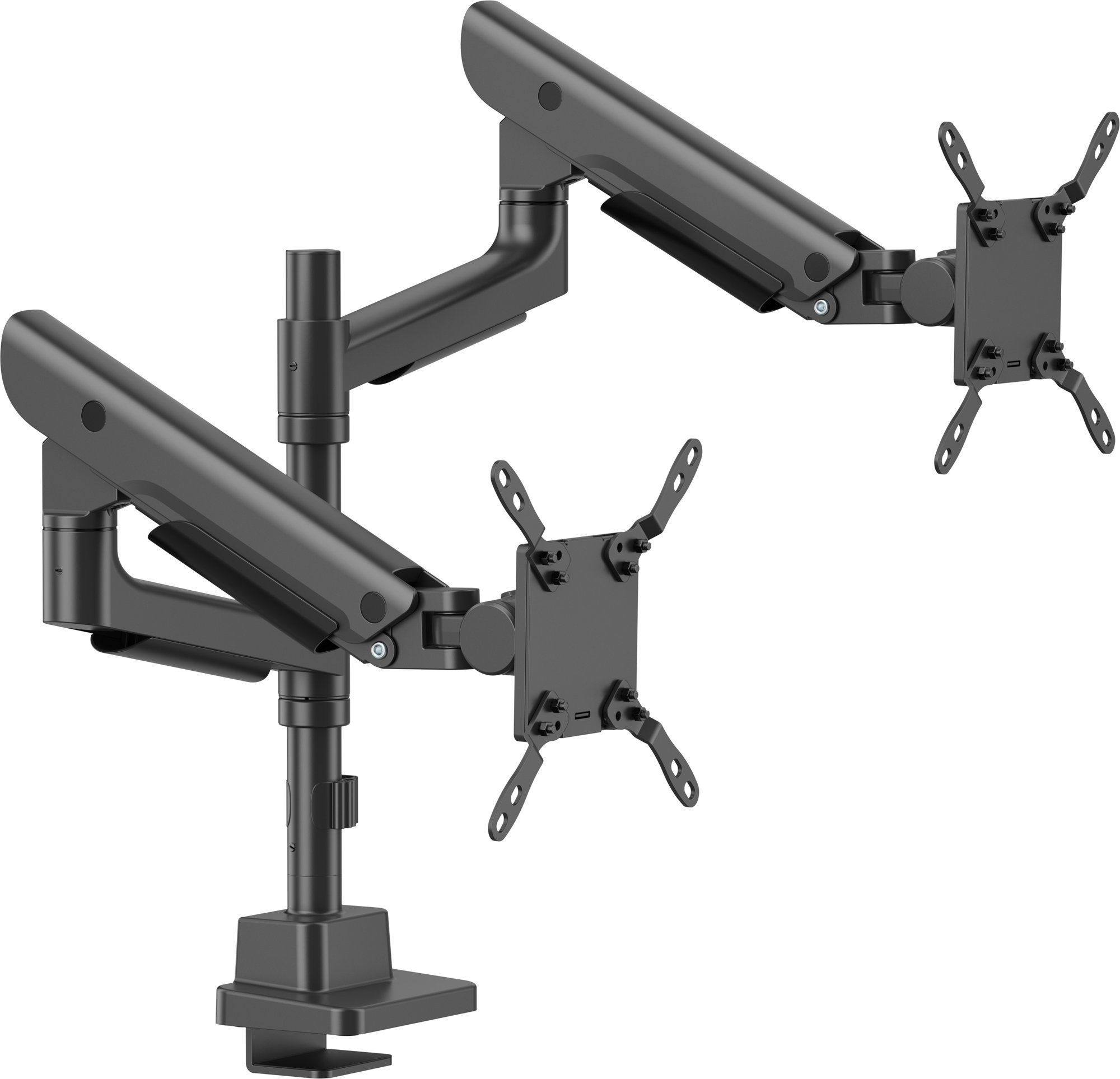 AlzaErgo Arm D110TB Ultimate SteelBar, fekete