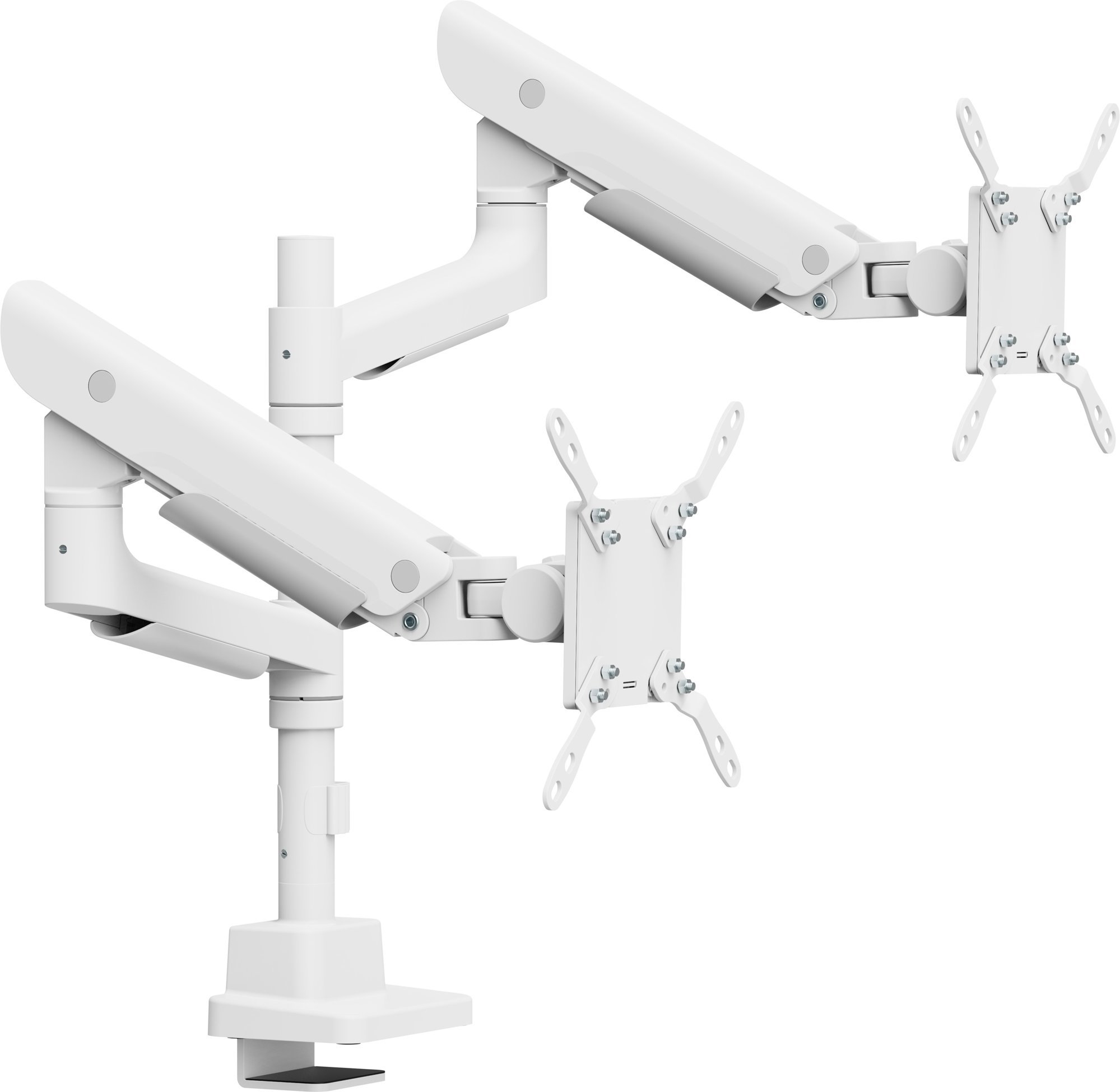 AlzaErgo Arm D110TW Ultimate SteelBar, fehér