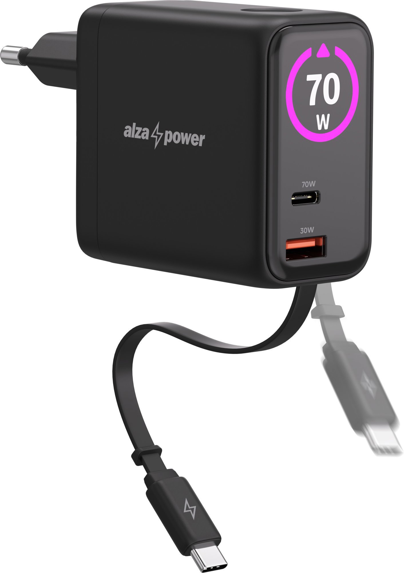 Alzapower Ultimate D460 70 W, fekete