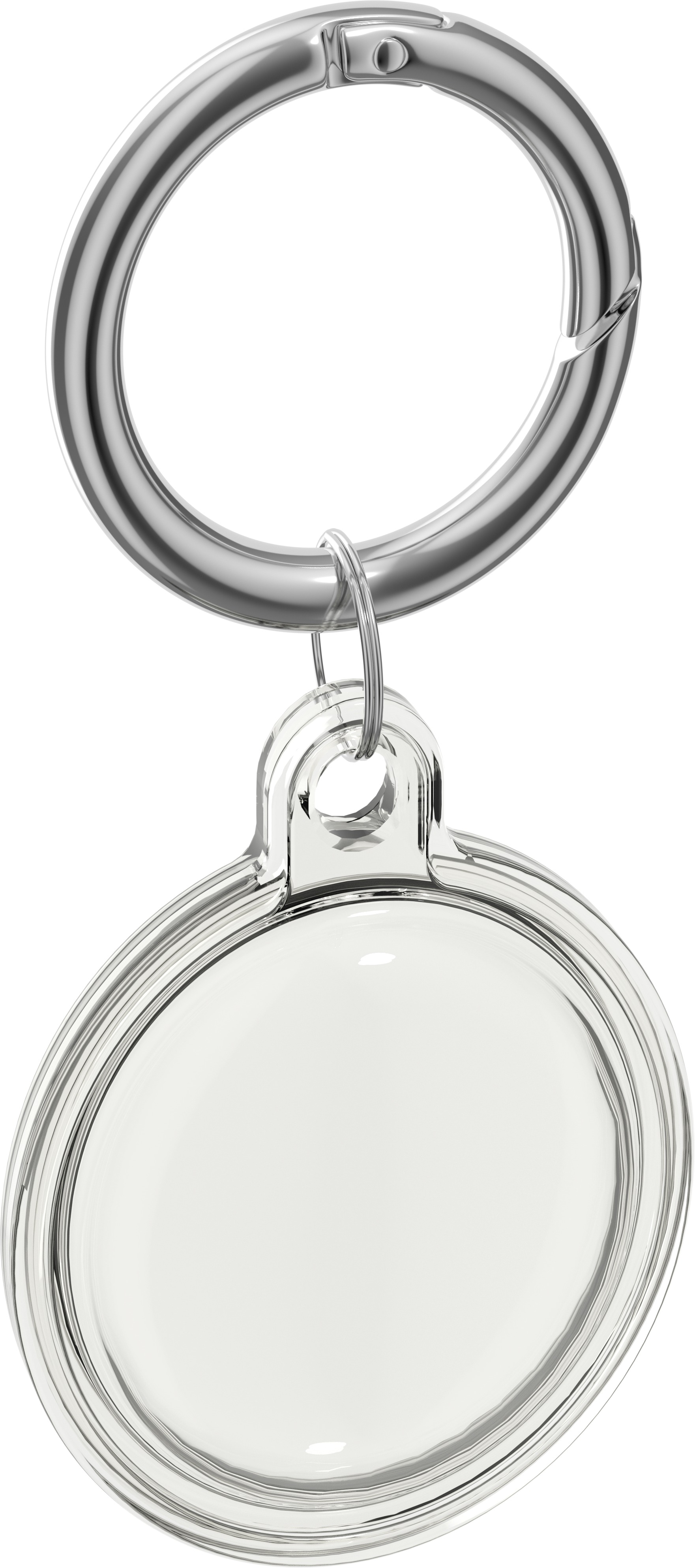 AlzaGuard Waterproof Keychain for AirTag, átlátszó