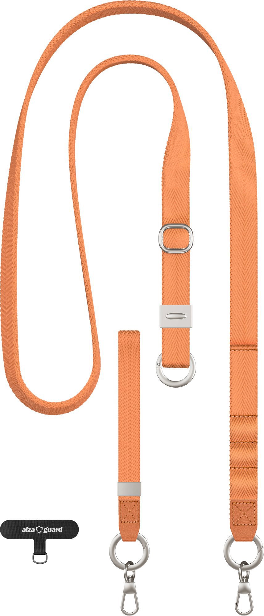 AlzaGuard Universal 2in1 Phone Lanyard - narancssárga