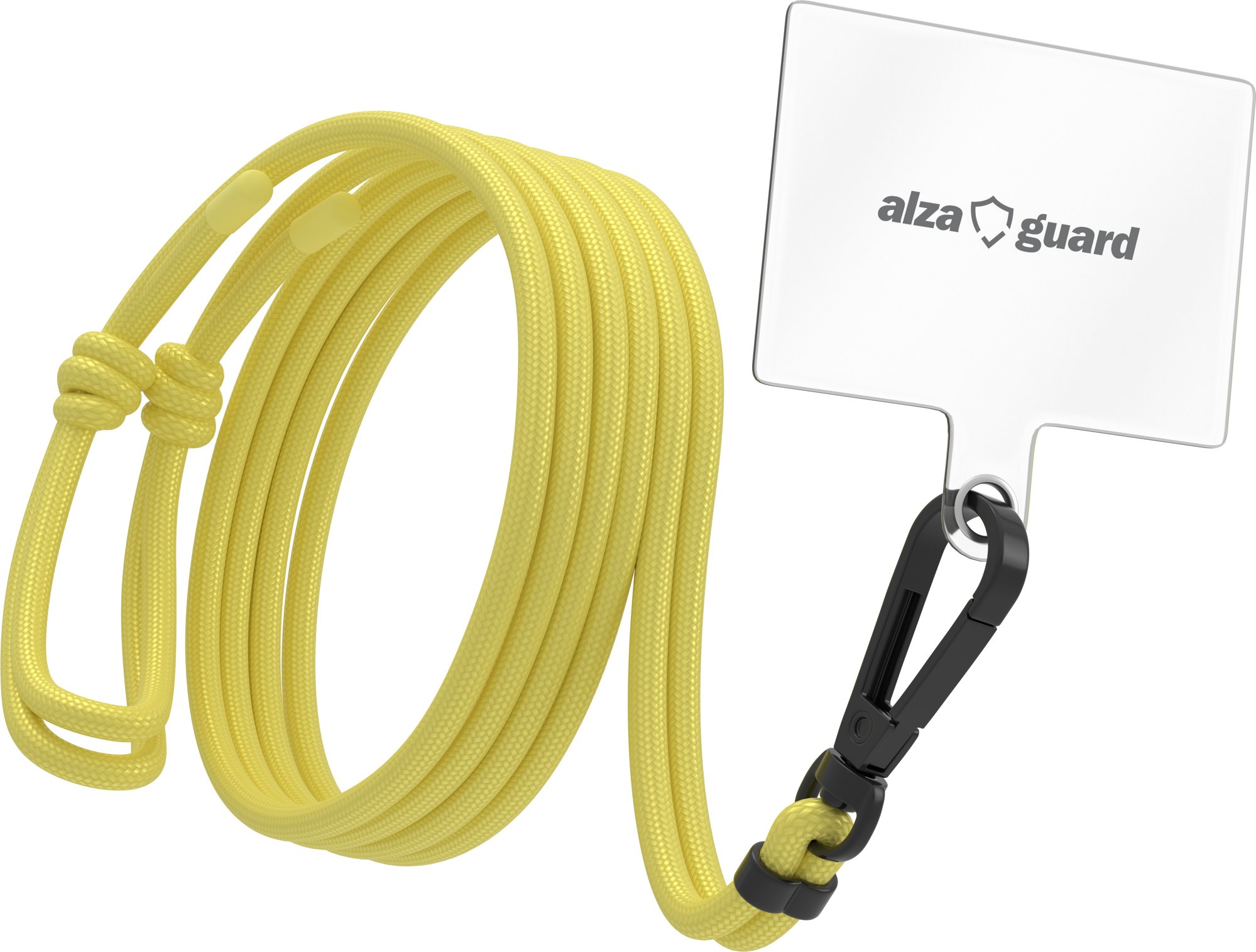 AlzaGuard Universal Phone Lanyard - sárga
