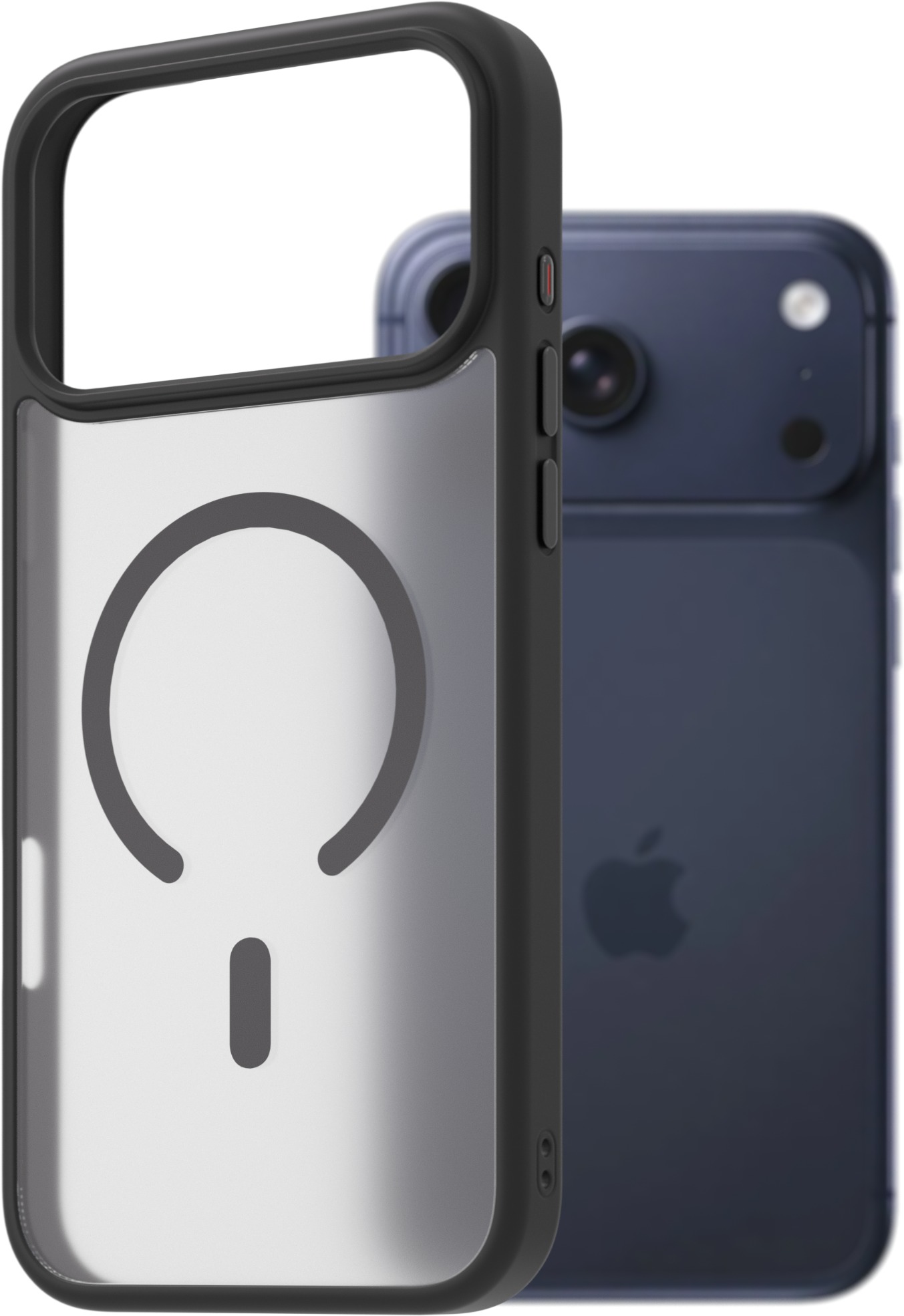 AlzaGuard Matte iPhone 17 Pro Max fekete MagSafe tok
