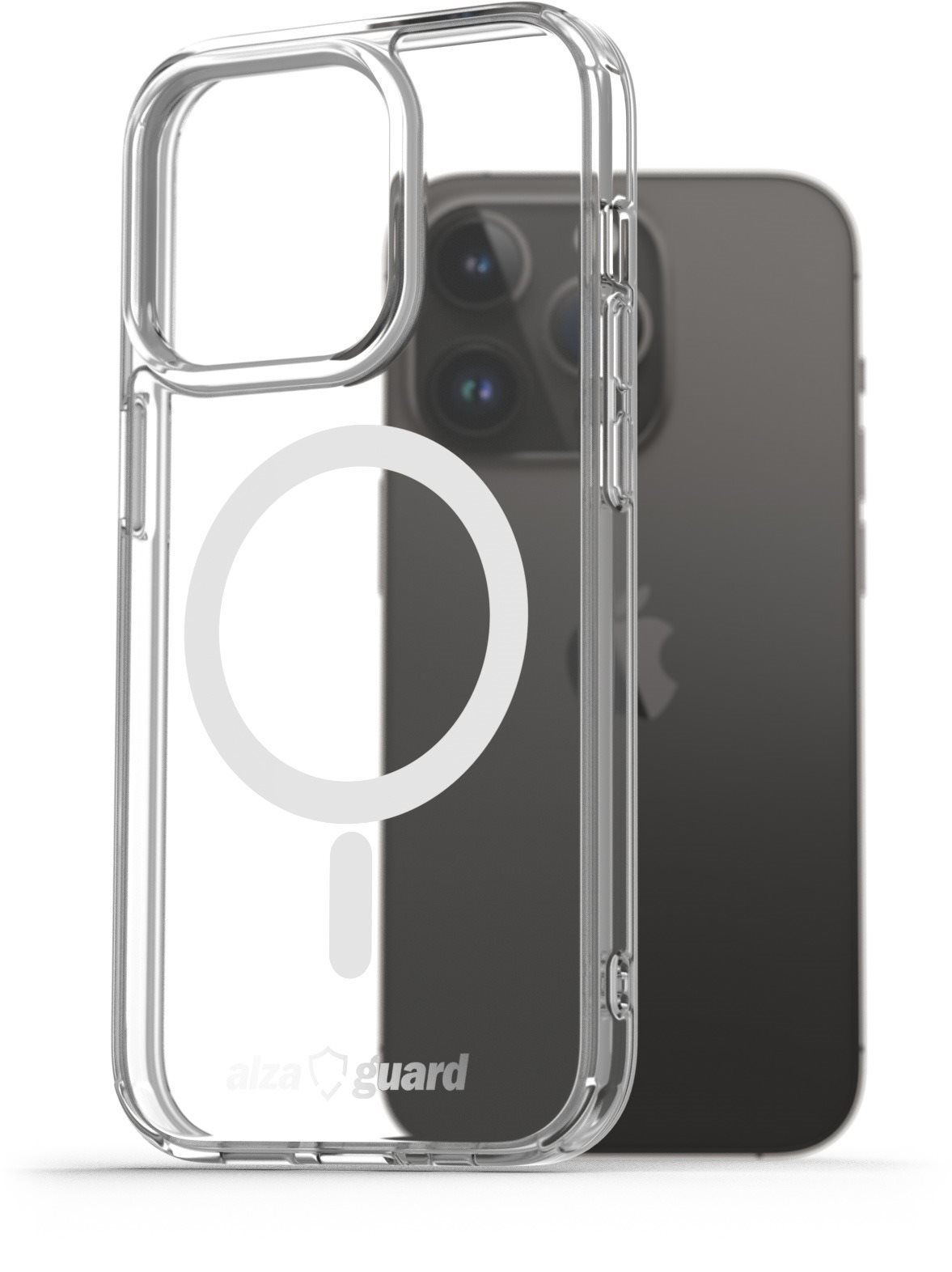 AlzaGuard Crystal Clear TPU Case Compatible with Magsafe iPhone 14 Pro tok