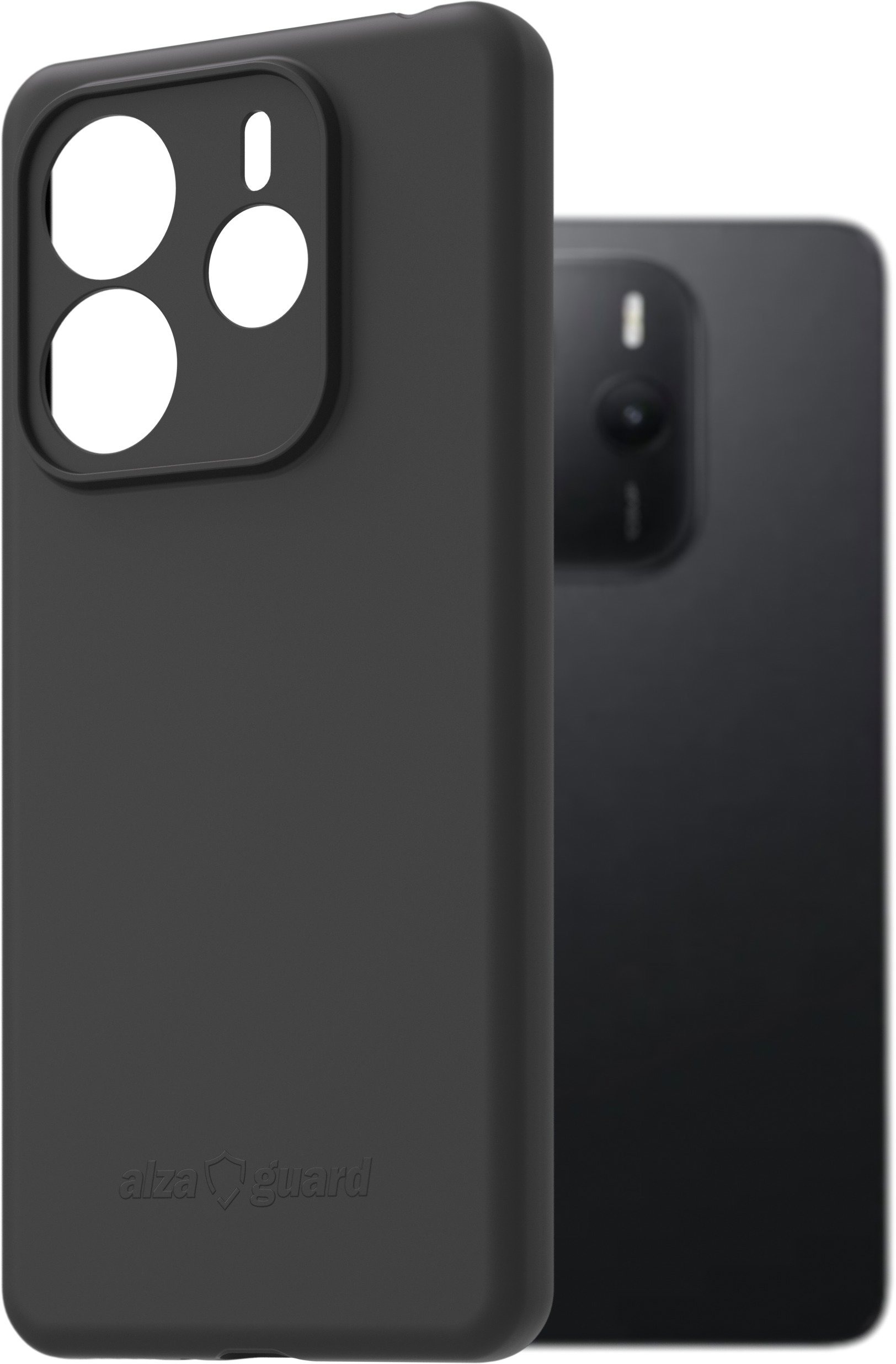 AlzaGuard Matte TPU Case Xiaomi Redmi Note 14 4G fekete tok