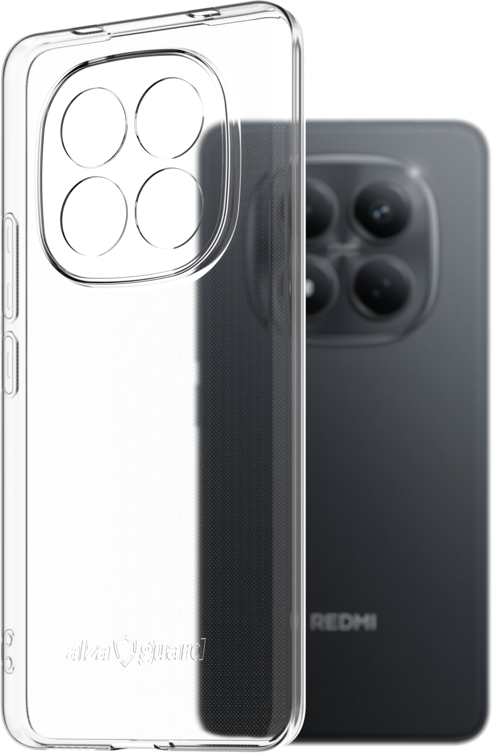 AlzaGuard Crystal Clear TPU Case, Xiaomi Redmi Note 15 Pro 4G modellhez