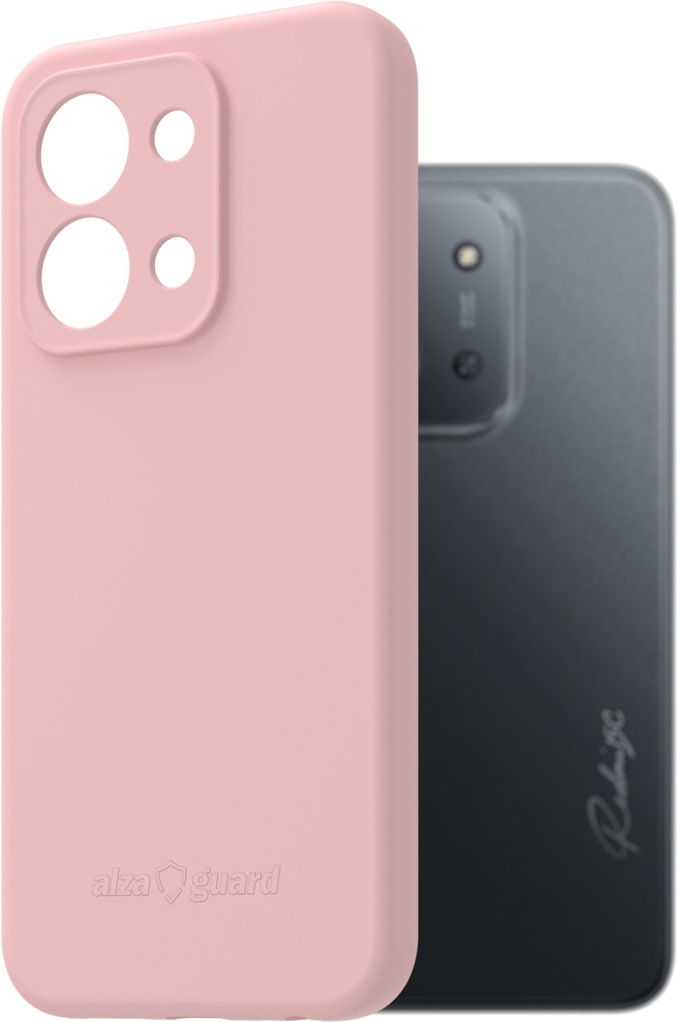 AlzaGuard Matte TPU Case, Xiaomi Redmi 15C 4G/5G, POCO C85 5G/4G készülékhez, rózsaszínhez