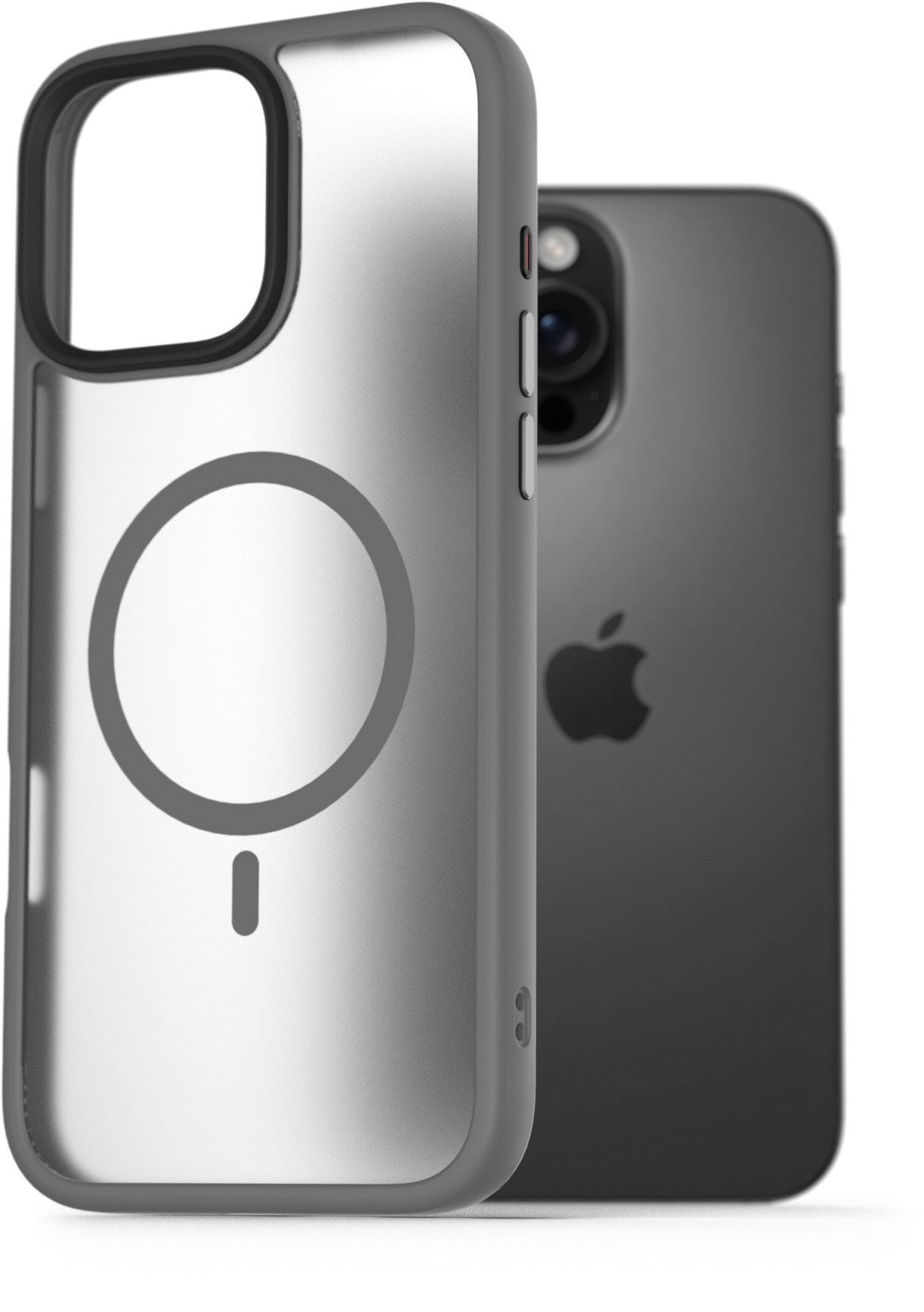AlzaGuard Matte Case iPhone 16 Pro Max Magsafe szürke tok