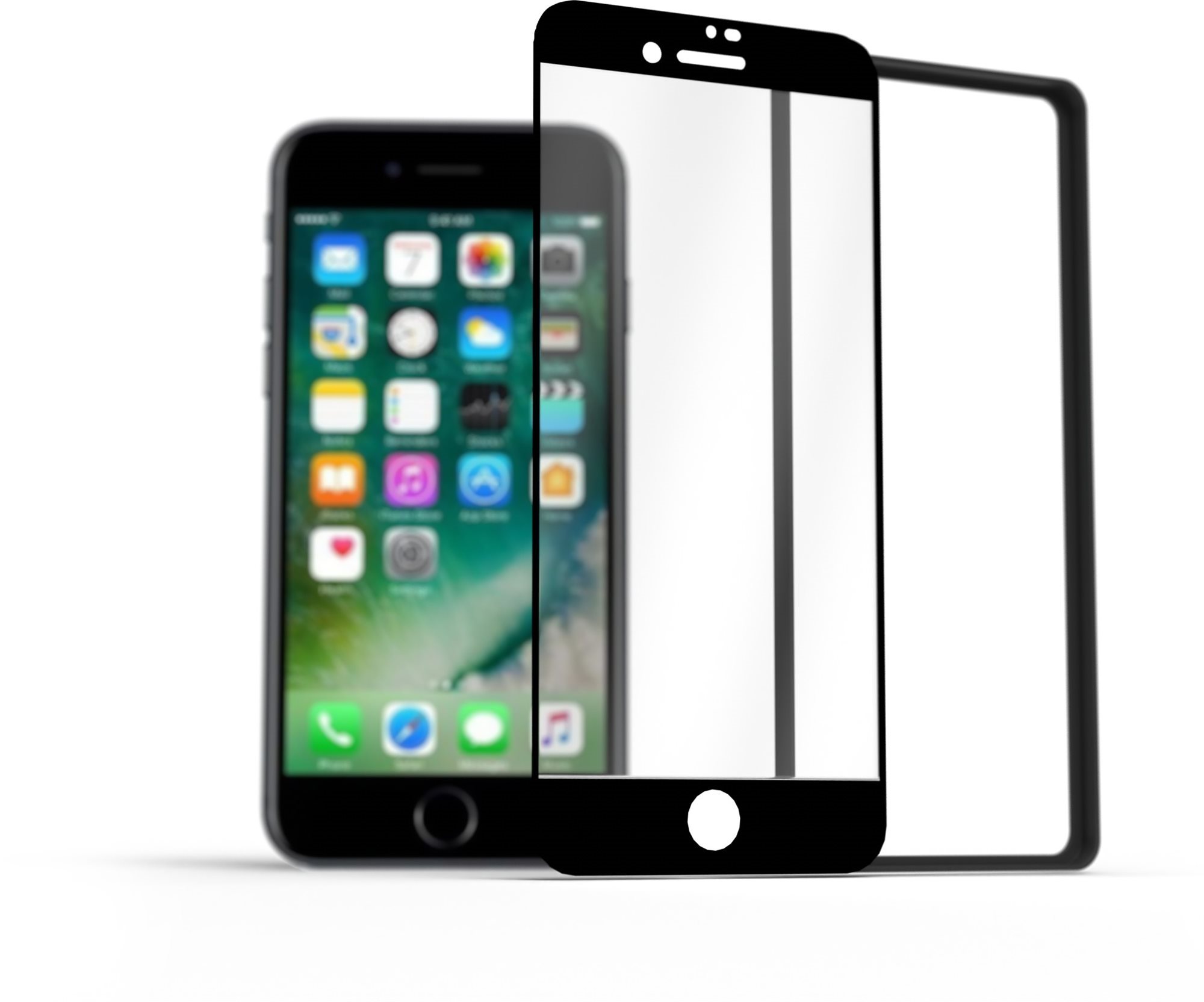 AlzaGuard Elite Resin Glass iPhone 7 / 8 / SE 2020 / SE 2022 3D üvegfólia