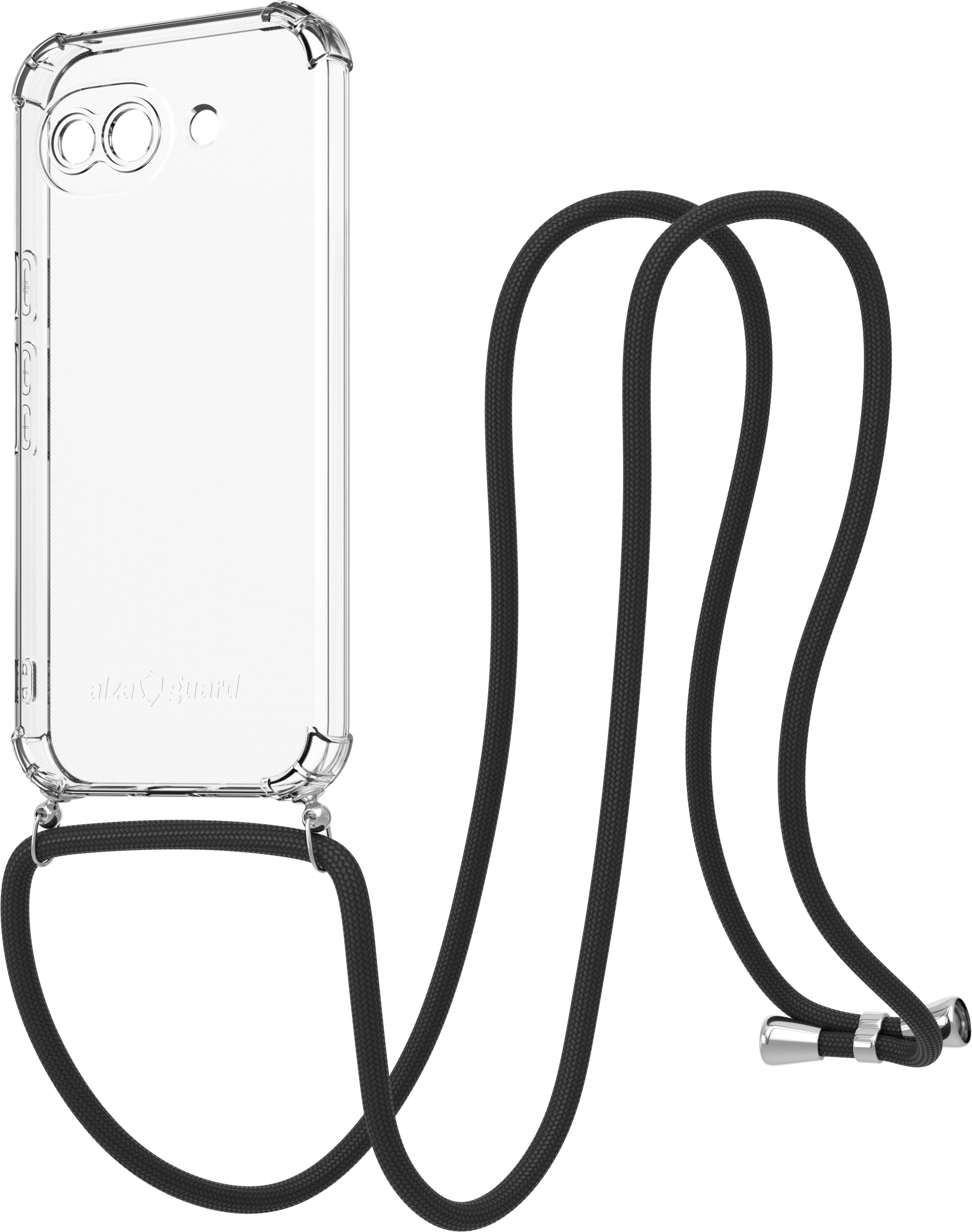AlzaGuard Luxe Lanyard Case Google Pixel 10a fekete tok