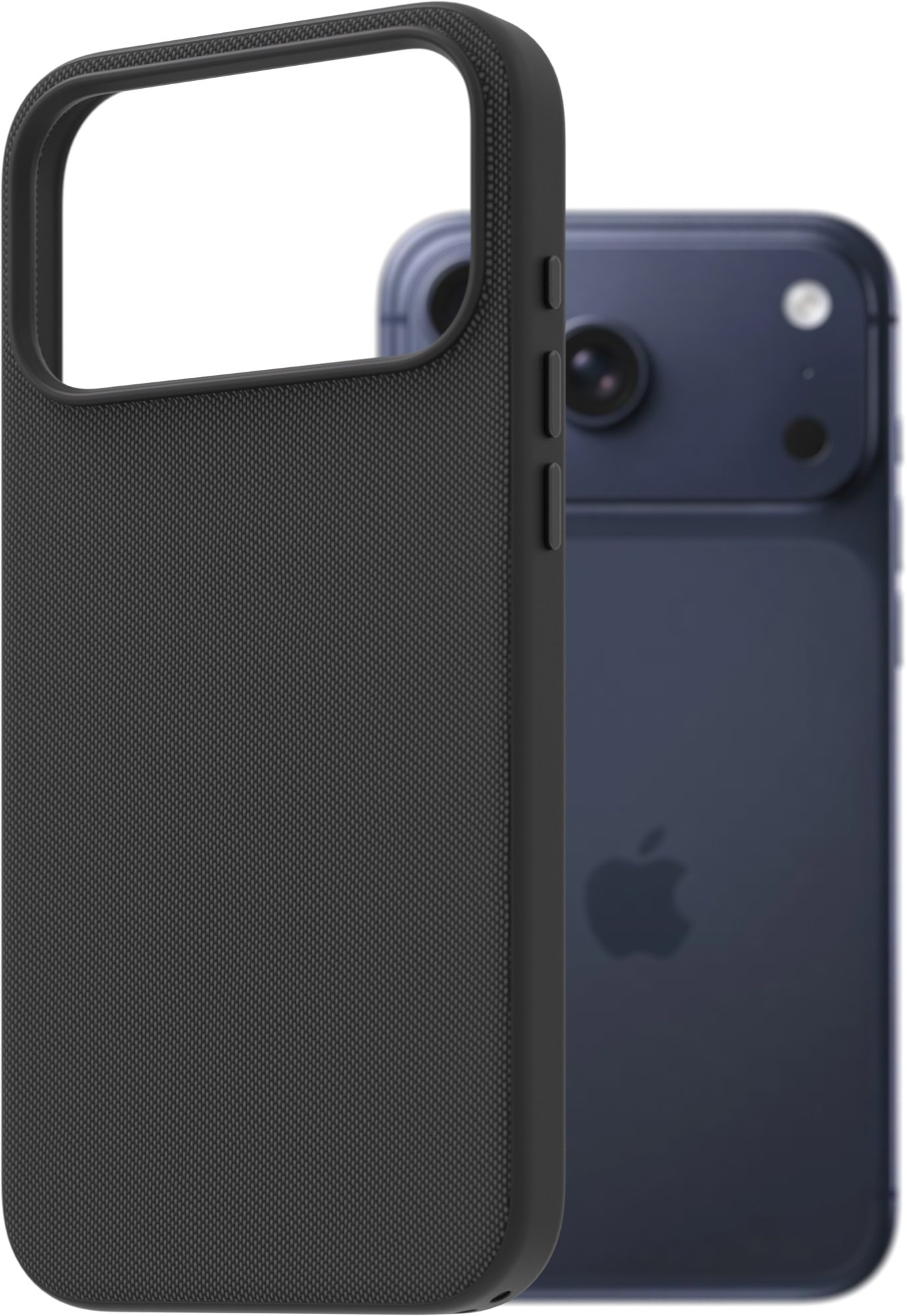 AlzaGuard TechWoven Case Compatible with Magsafe iPhone 17 Pro Max fekete tok