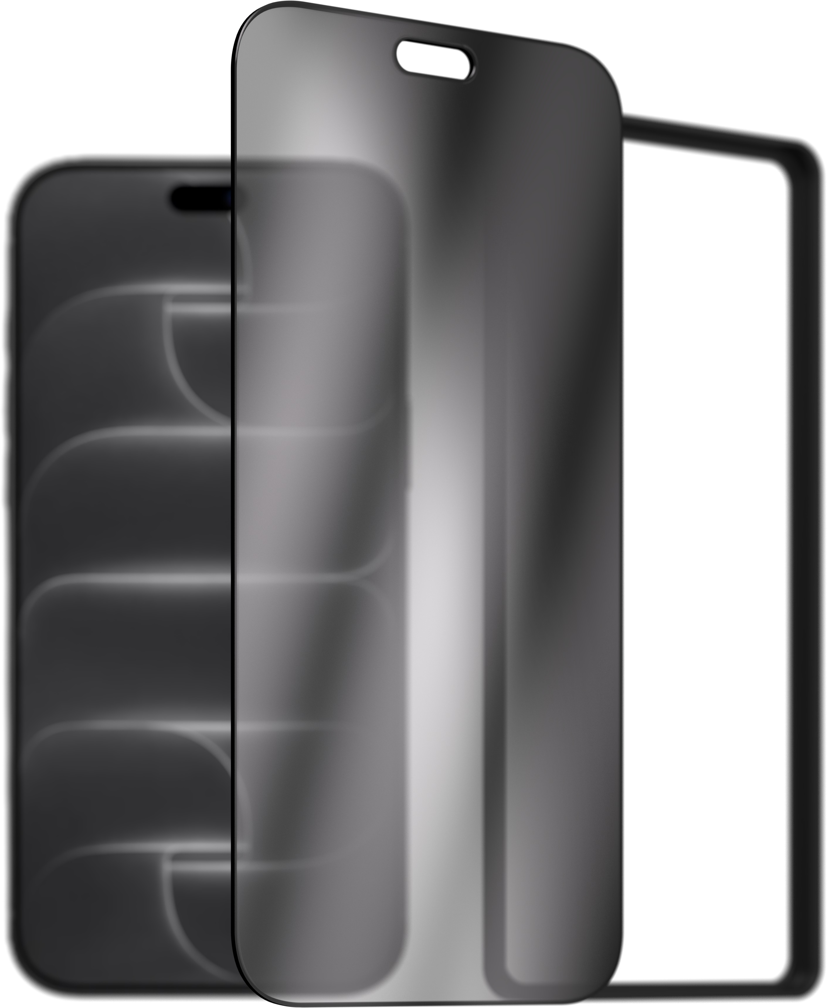 AlzaGuard FullCover Privacy Glass Protector iPhone 18 Pro Max 2.5D üvegfólia + applikátor