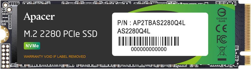 Apacer AS2280Q4L 256GB M.2 PCIe Gen4