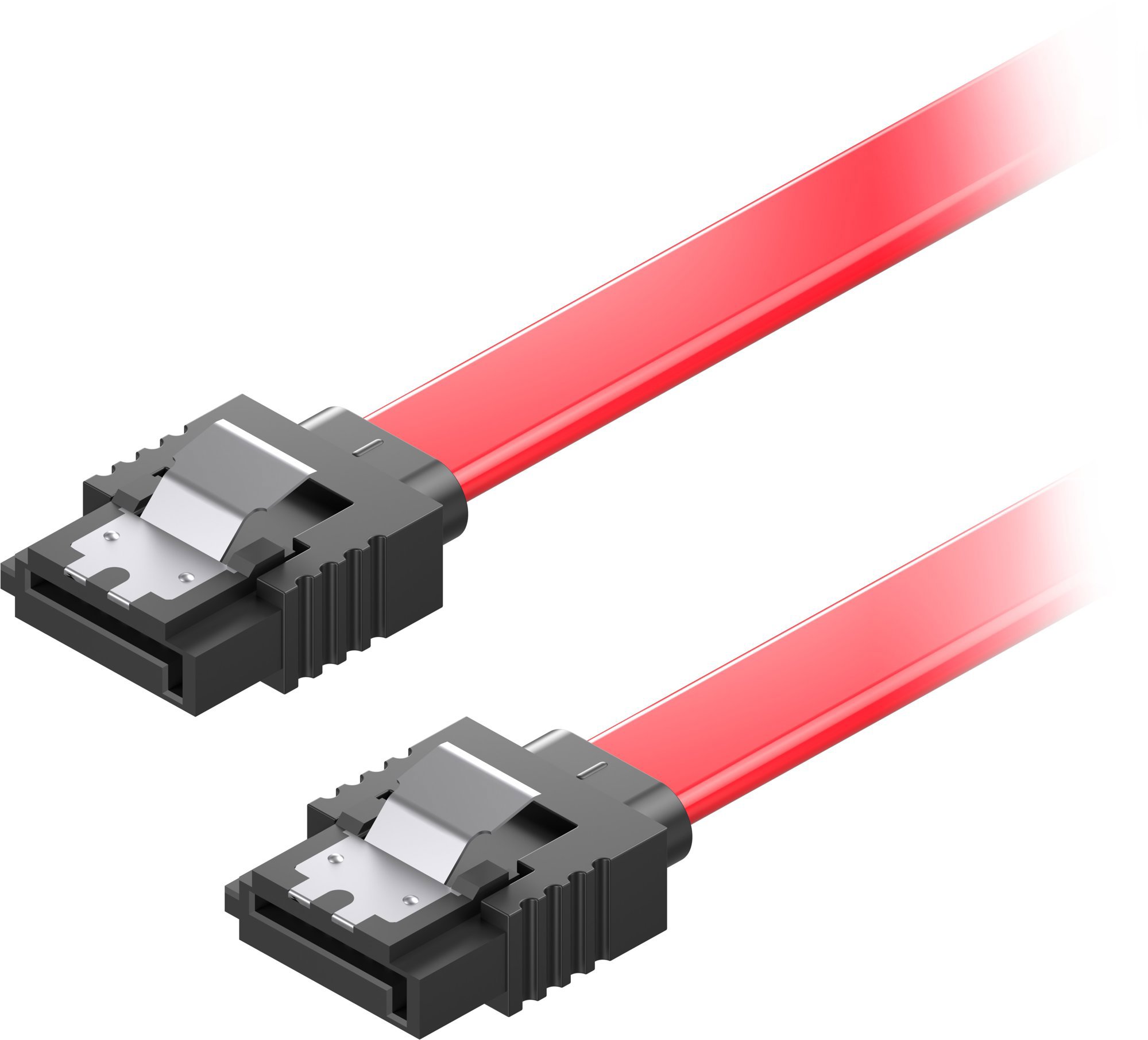 AlzaPower SATA 3.0 6Gbps 0,3m piros