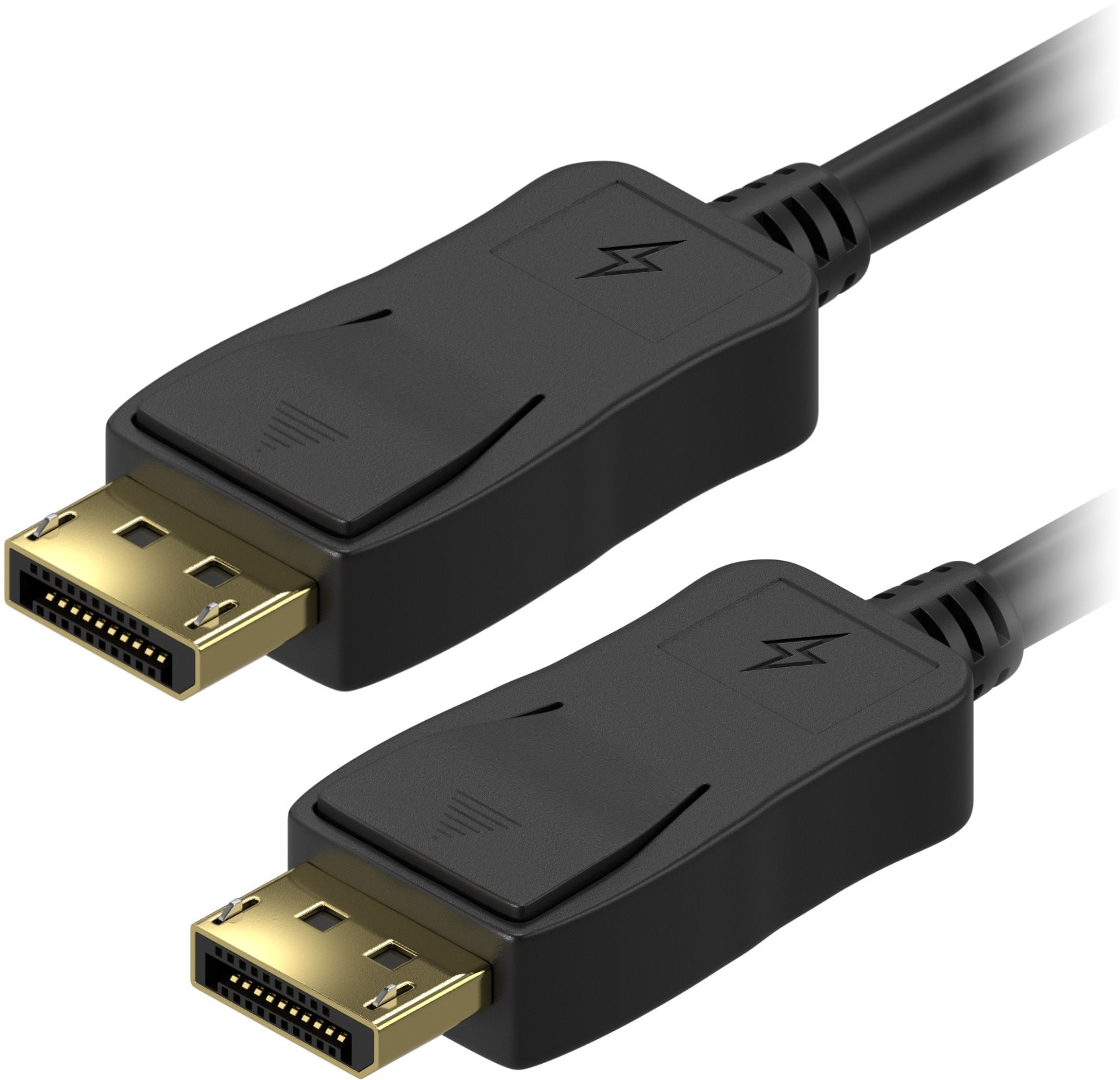 AlzaPower Core DisplayPort 1.2 4K árnyékolt 1.5m fekete