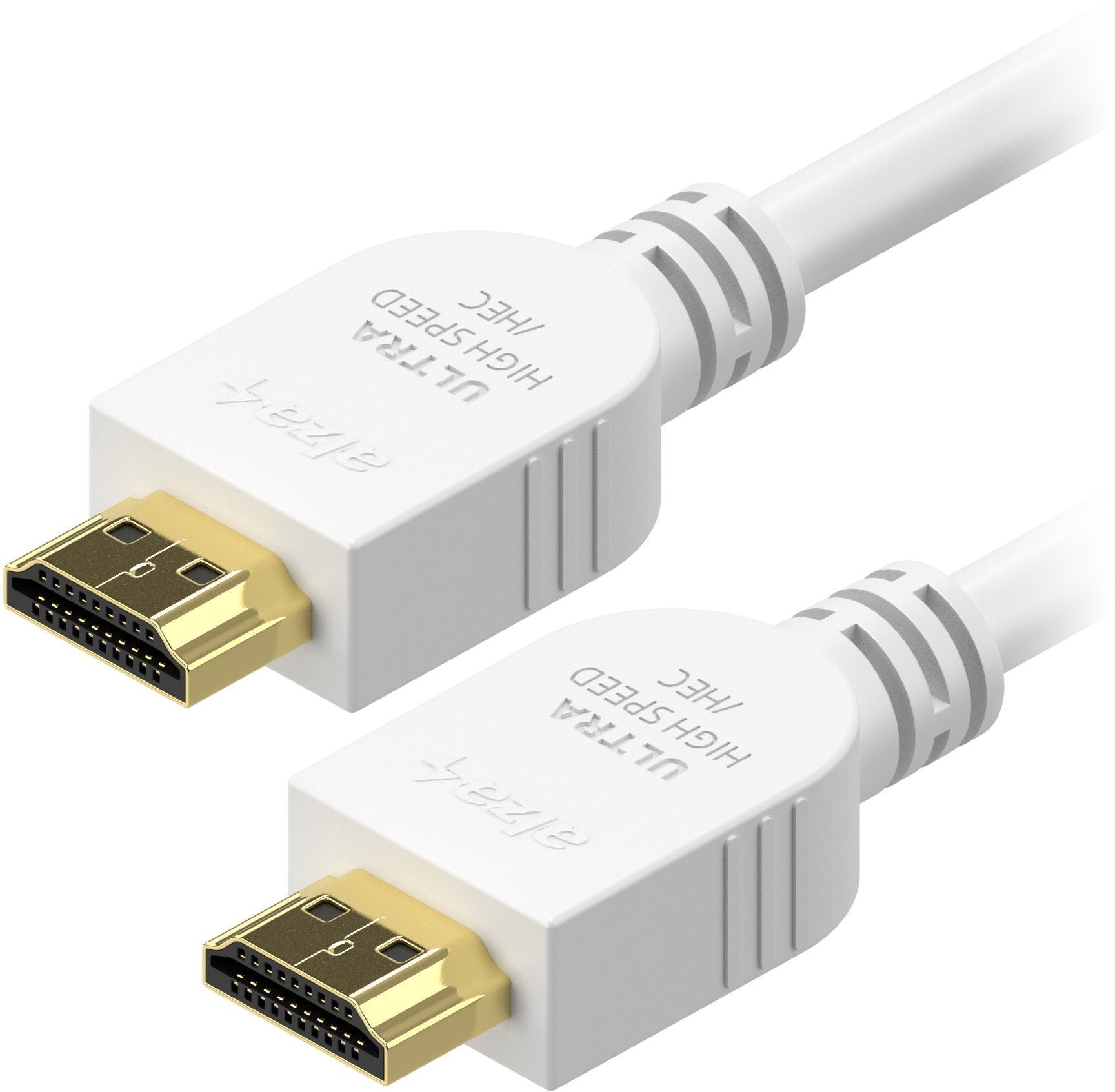 AlzaPower Core Premium HDMI 2.1 High Speed 8K, 3m - fehér