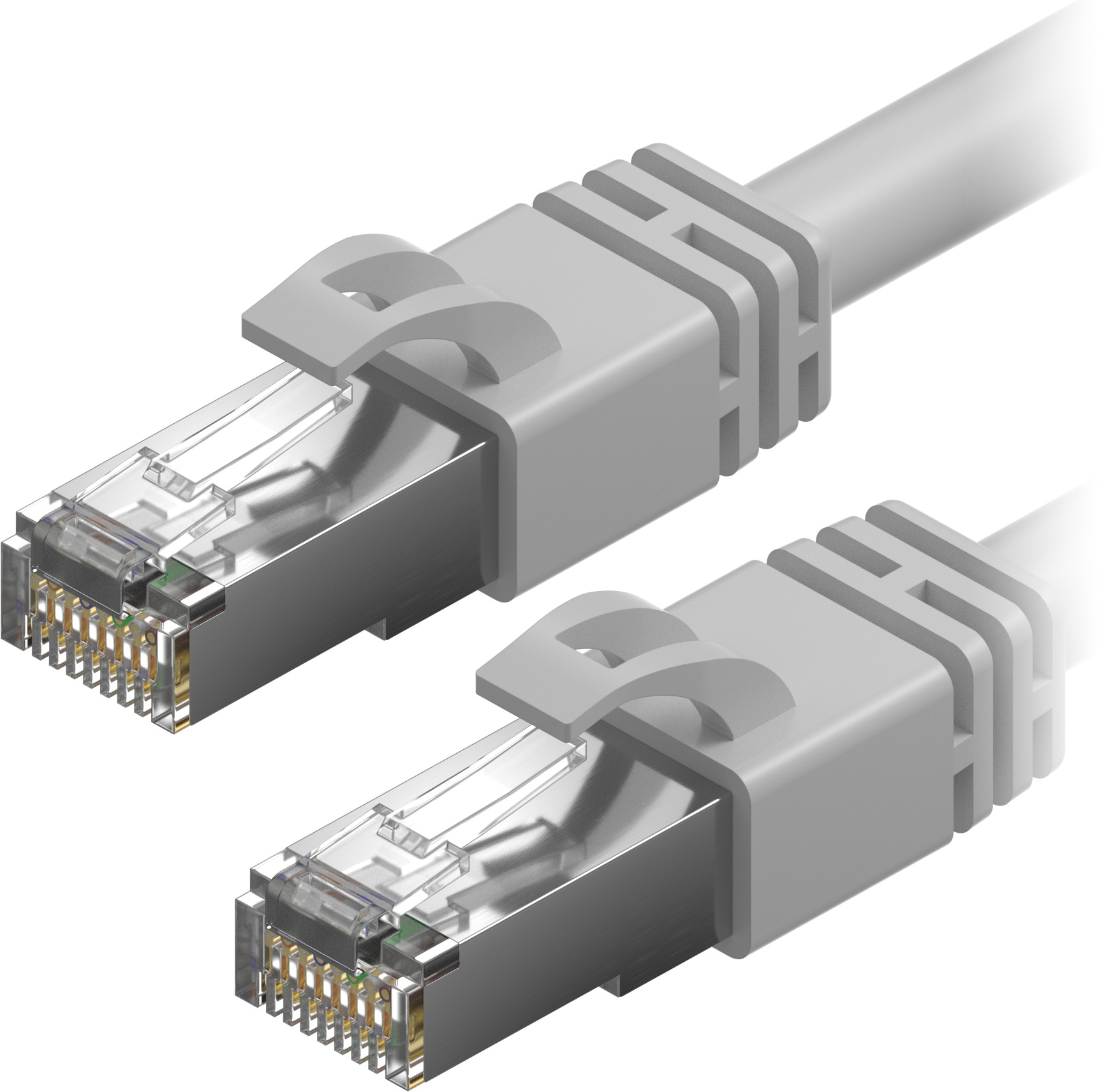 AlzaPower Patch CAT7 S/FTP 3m - szürke