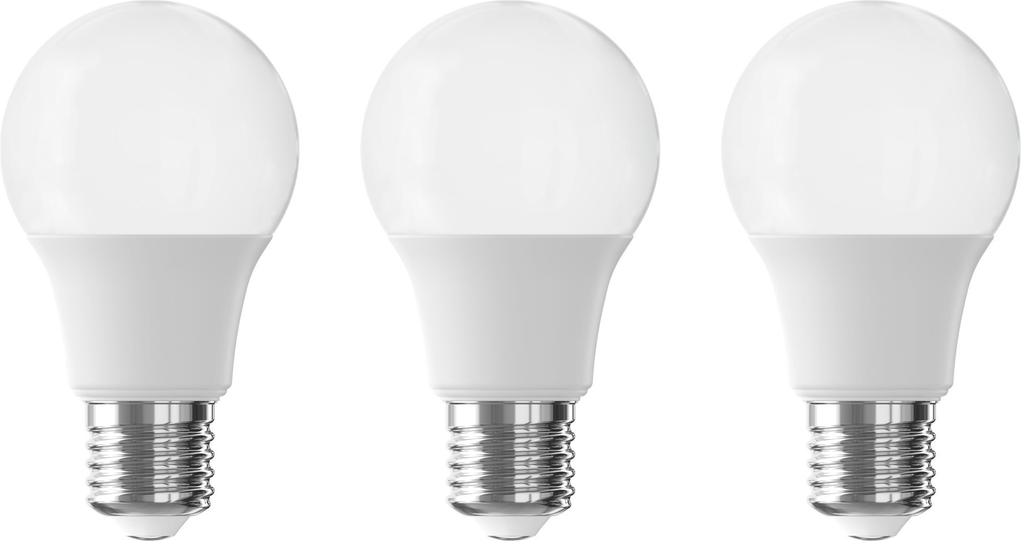 AlzaPower LED 9-60 W, E27, 6500 K, 3 db