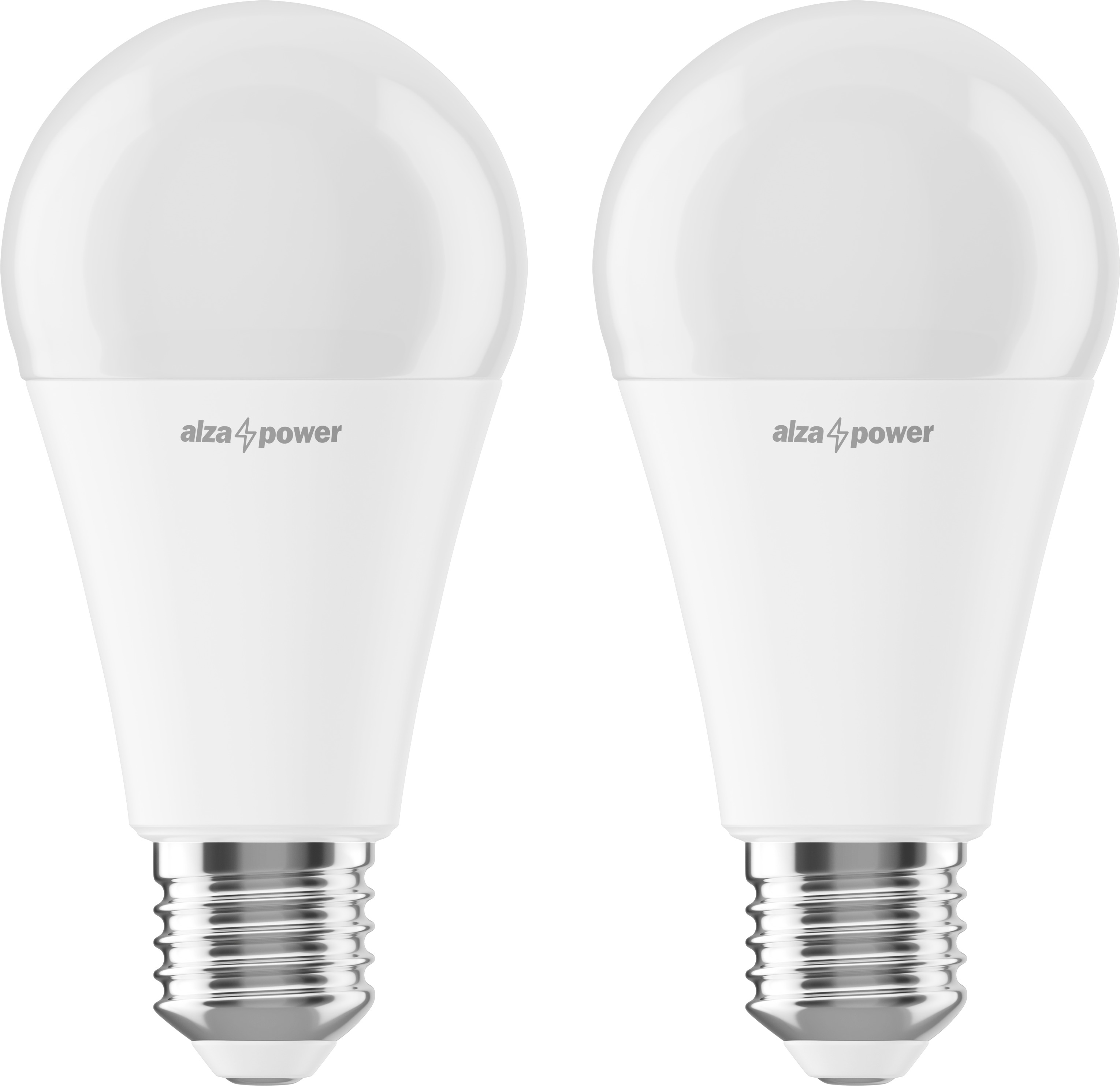 AlzaPower LED 15-100W, E27, 2700K, set, 2db