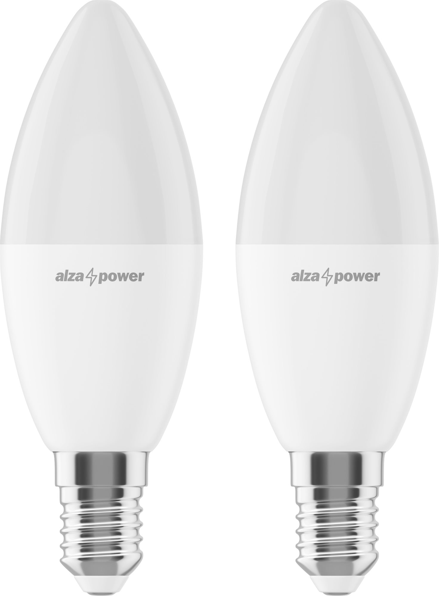 AlzaPower LED 8-55W, E14, 2700K, szett, 2db