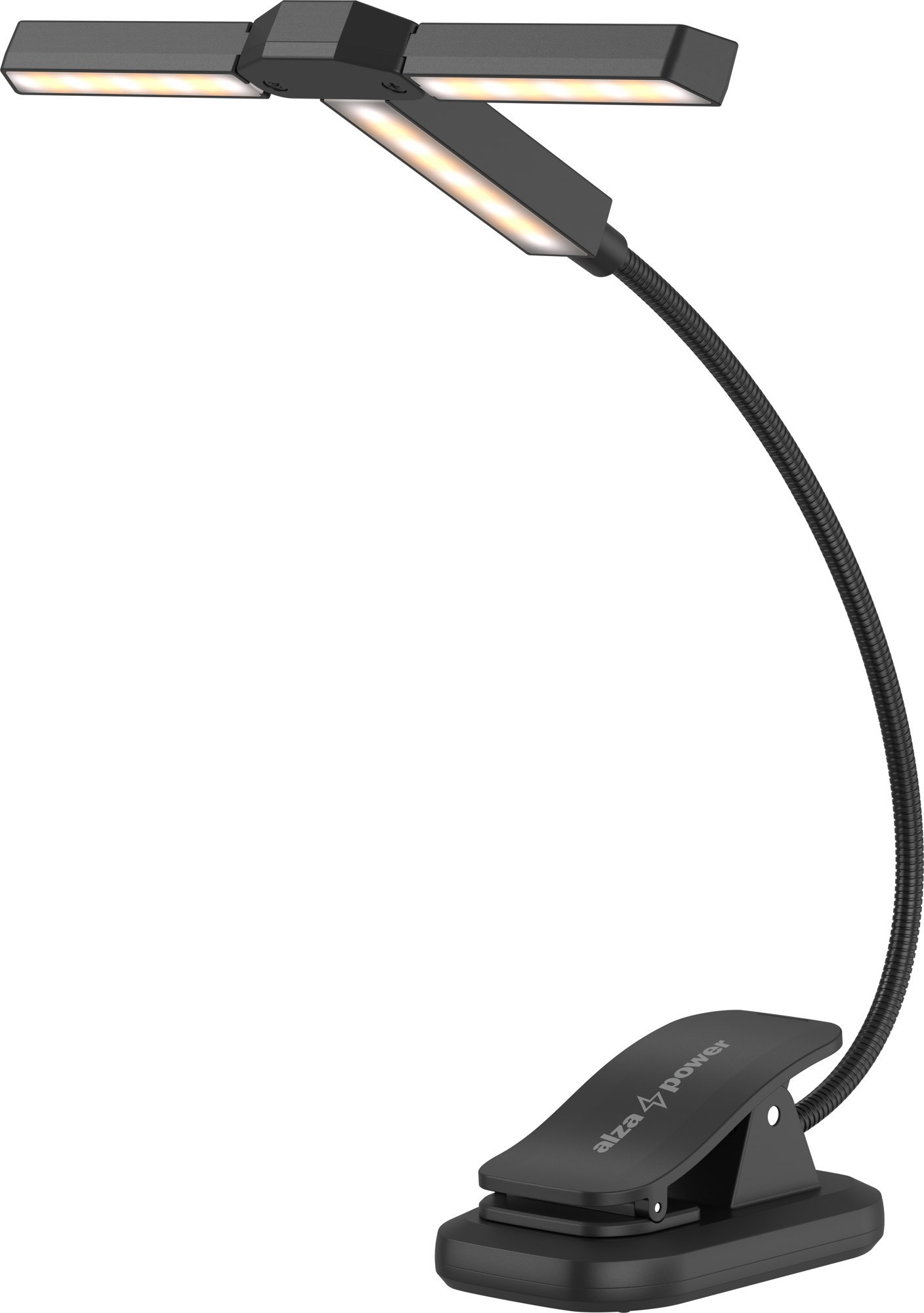 AlzaPower LRC30 LED Reading Lamp, fekete