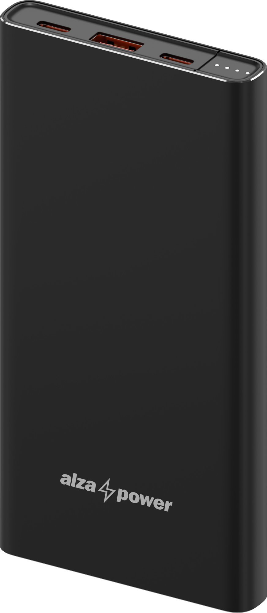 AlzaPower Metal Gen2 10000mAh Power Delivery, 22,5W, fekete