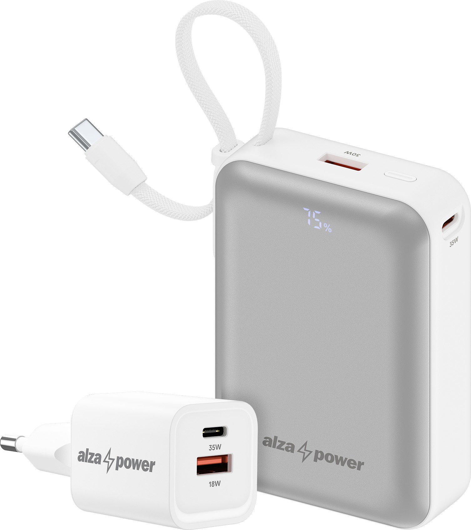 AlzaPower City Explorer PRO, fehér
