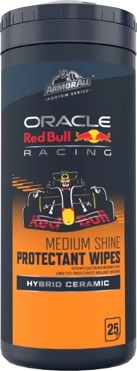 Armor All RED BULL Protectant Wipes, törlőkendők, közepes fény, műanyagvédelem, 25 darab