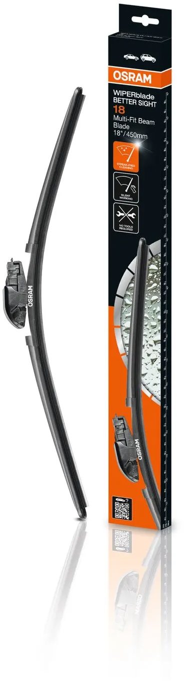 OSRAM Muti-Fit Beam Blade, 450 mm, 1 db + adapterkészlet