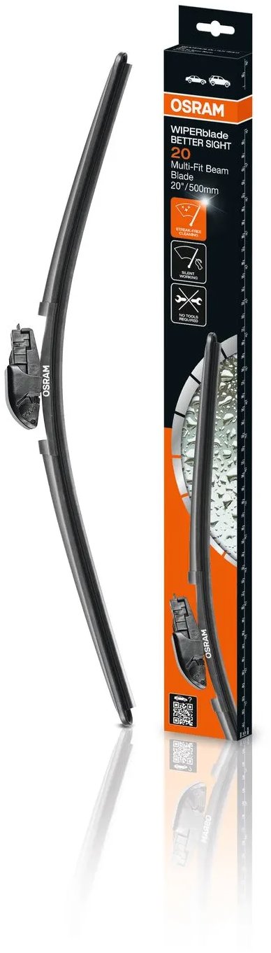 OSRAM Muti-Fit Beam Blade, 500 mm, 1 db + adapterkészlet