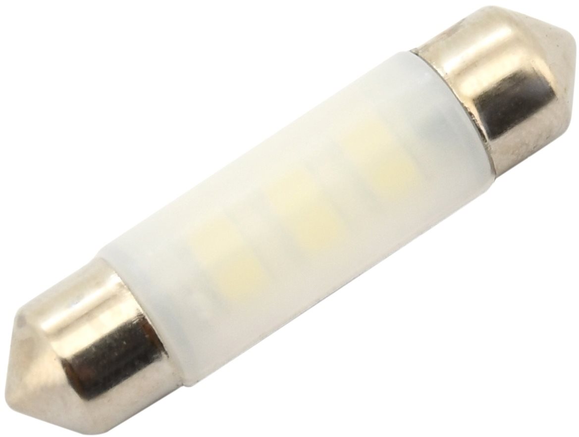 COMPASS Izzó 6 LED SMD 12V suf.10X39 SV8.5 NEW-CAN-BUS fehér 2 db