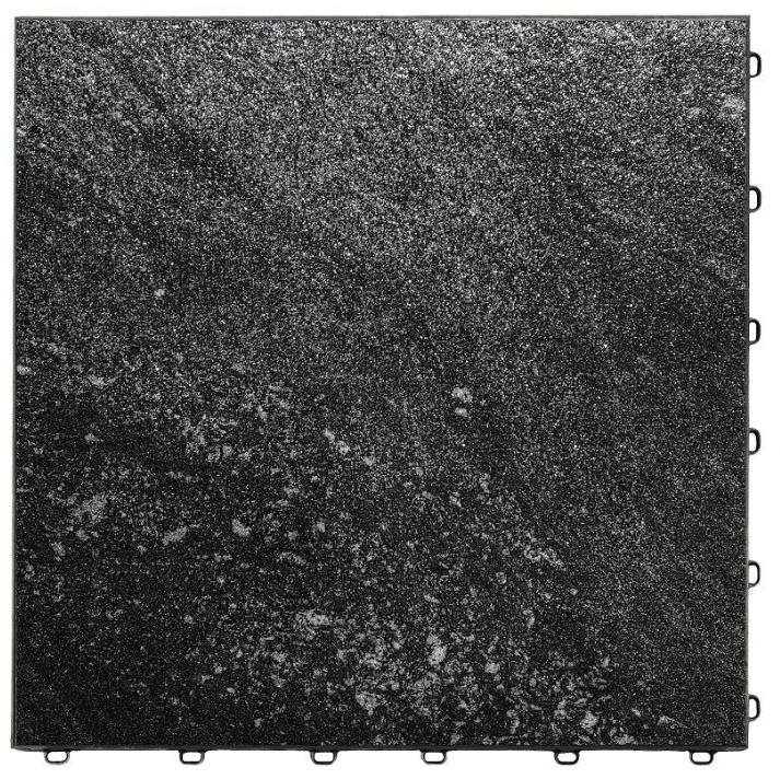 Swisstrax Vinyltrax Pro moduláris padlólapok 40 x 40 cm, fekete márvány (Black Marble)