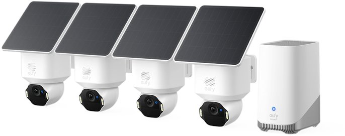Eufy E42 (4 darabos készlet + Homebase 3 egység) 4K fehér