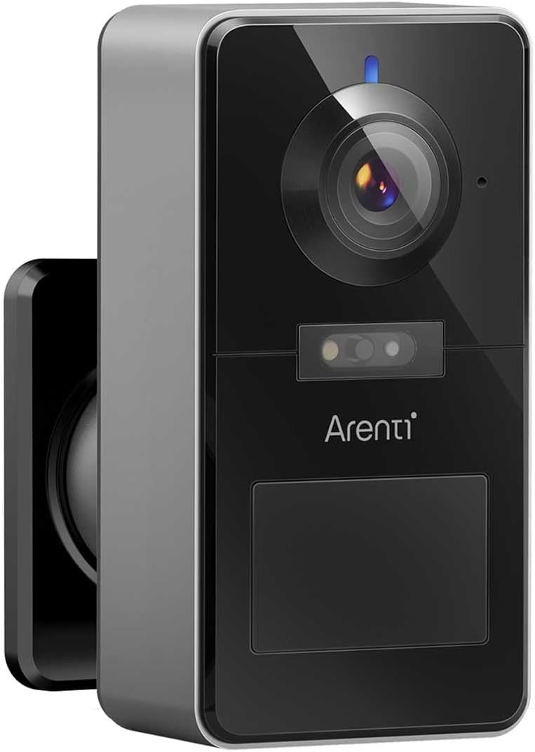 ARENTI Wire-Free WiFi, 4MP/2K, Rechargeable Battery Camera